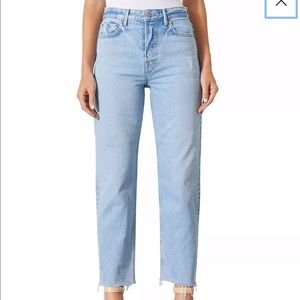 GRLFRND Helena High Rise Ripped Jeans